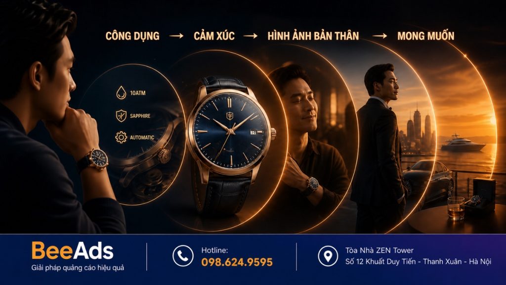 Quảng cáo tác động đến nhu cầu và ham muốn của khách hàng
