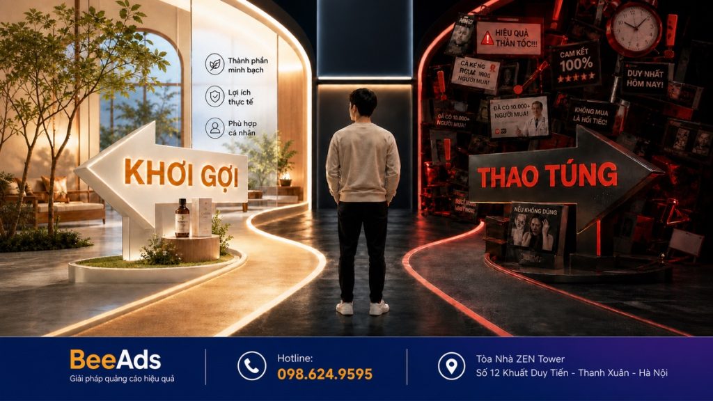 Sự khác nhau giữa khơi gợi nhu cầu và thao túng cảm xúc trong quảng cáo
