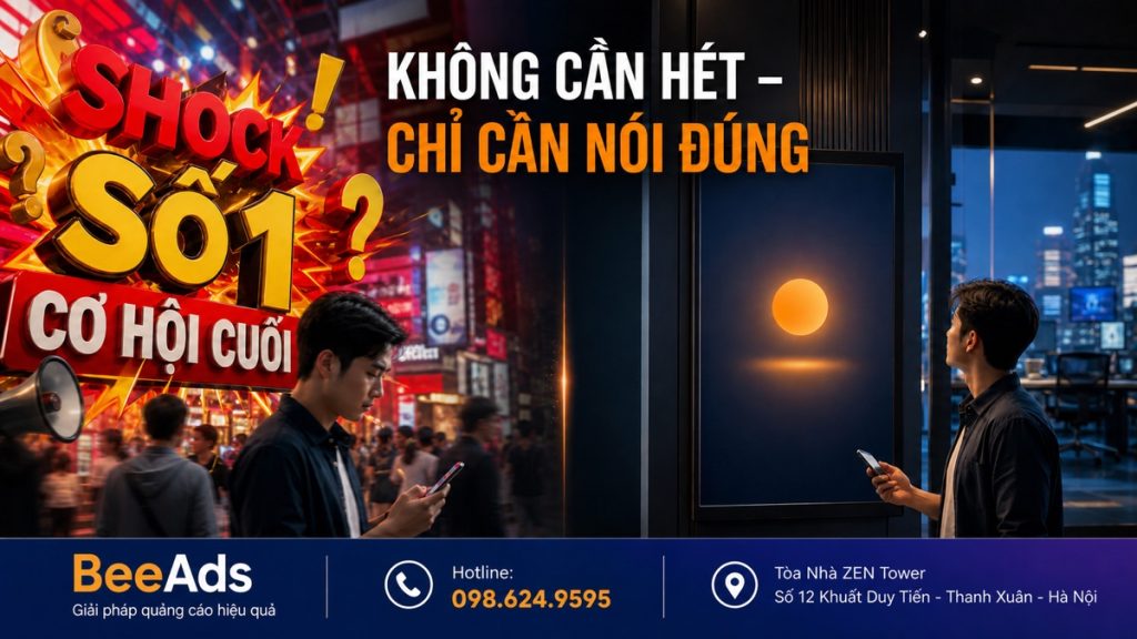 Quảng cáo hiệu quả cần nói đúng điều khách hàng quan tâm