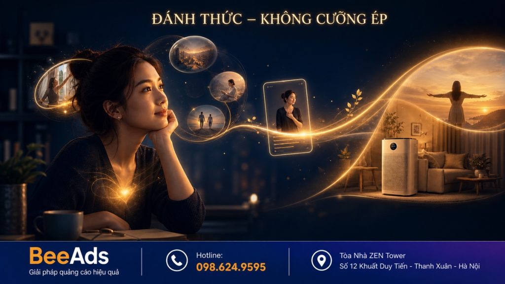Bản chất của quảng cáo là khơi gợi mong muốn có sẵn của khách hàng