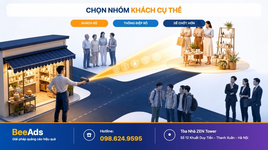 Kinh doanh nhỏ trên Facebook nên bắt đầu từ một nhóm khách rõ ràng