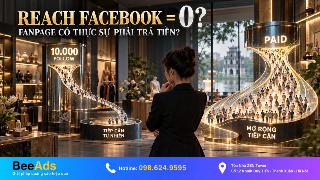 Reach Facebook có thực sự bằng 0