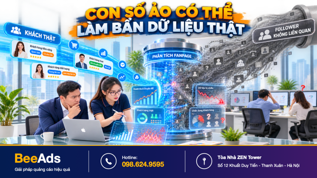 Like ảo có thể làm nhiễu dữ liệu Fanpage Facebook