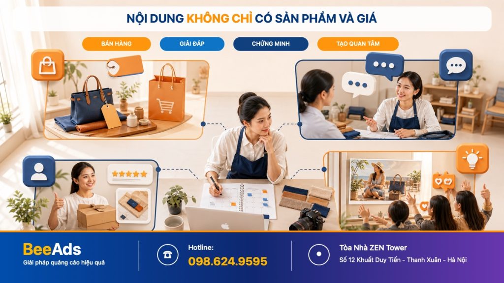 Nội dung kinh doanh nhỏ trên Facebook cần đa dạng hơn chỉ đăng sản phẩm