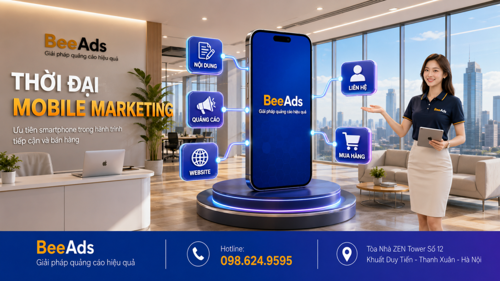 Mobile Marketing ưu tiên smartphone trong hành trình tiếp cận và bán hàng