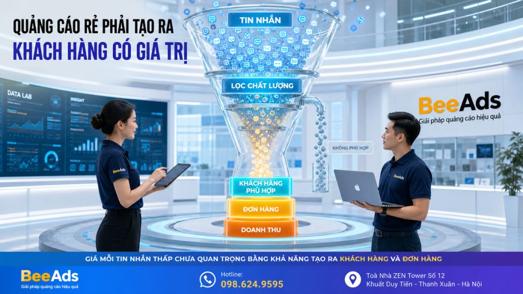 Quảng cáo Facebook giá rẻ cần tạo ra khách hàng phù hợp và đơn hàng thực tế