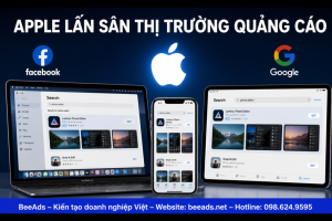 Apple lấn sân sang quảng cáo cạnh tranh trực tiếp với Facebook, Google