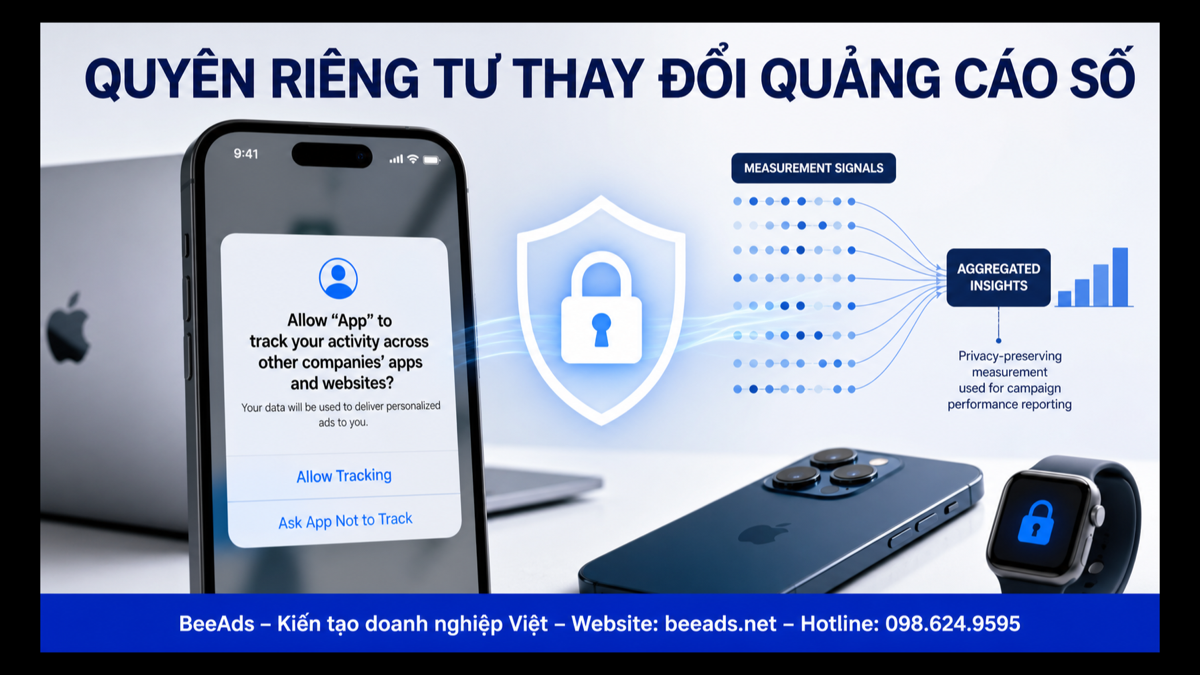 Quyền riêng tư iOS thay đổi quảng cáo số