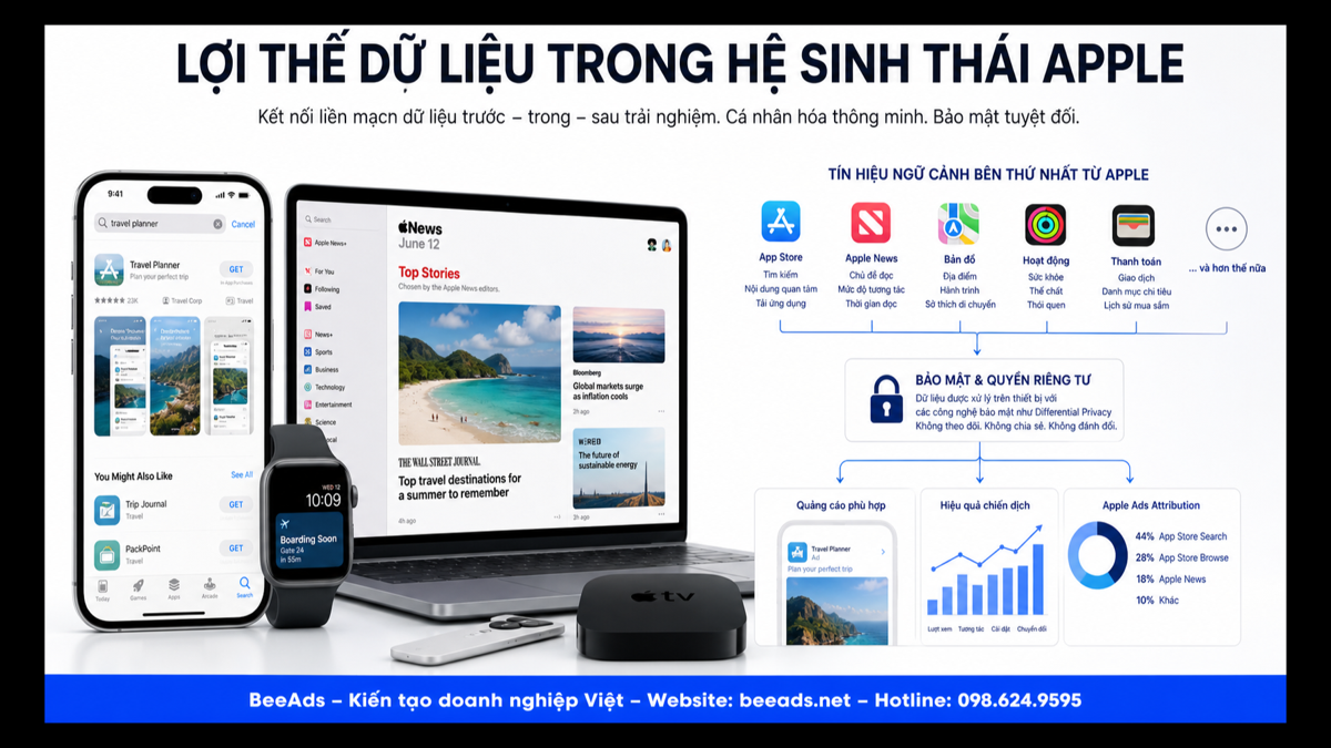 Lợi thế dữ liệu trong hệ sinh thái Apple