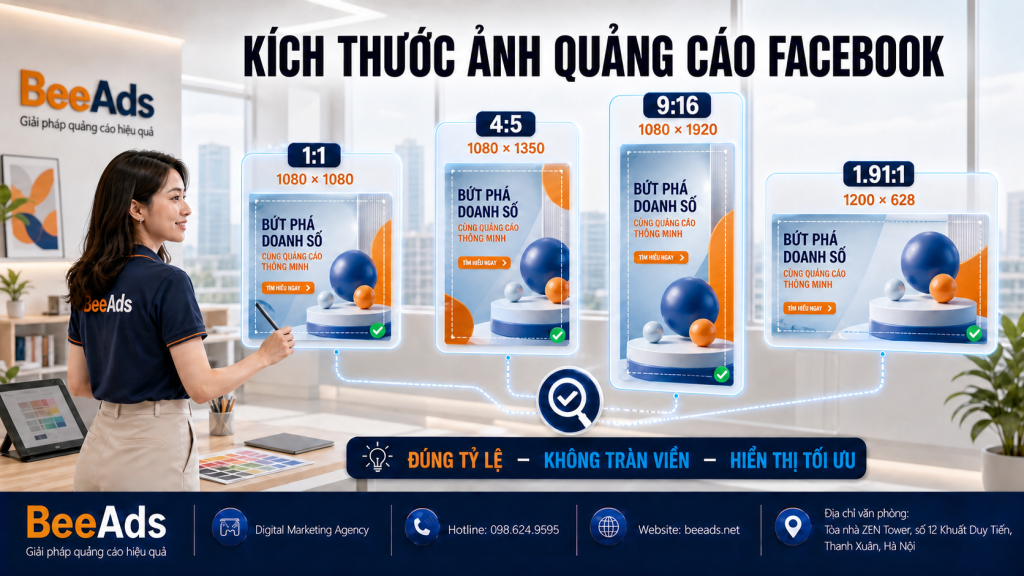 Kích thước ảnh quảng cáo Facebook chuẩn và tối ưu