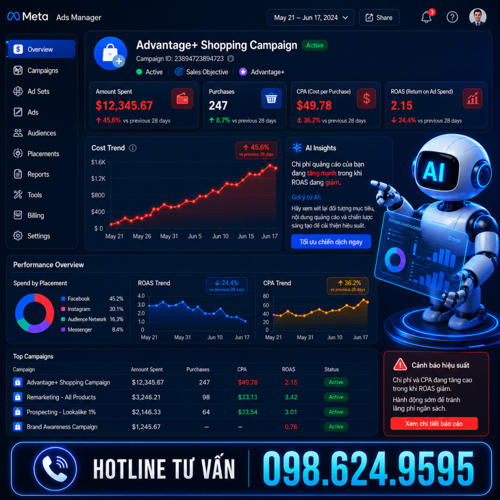 advantage plus campaign dot tien
