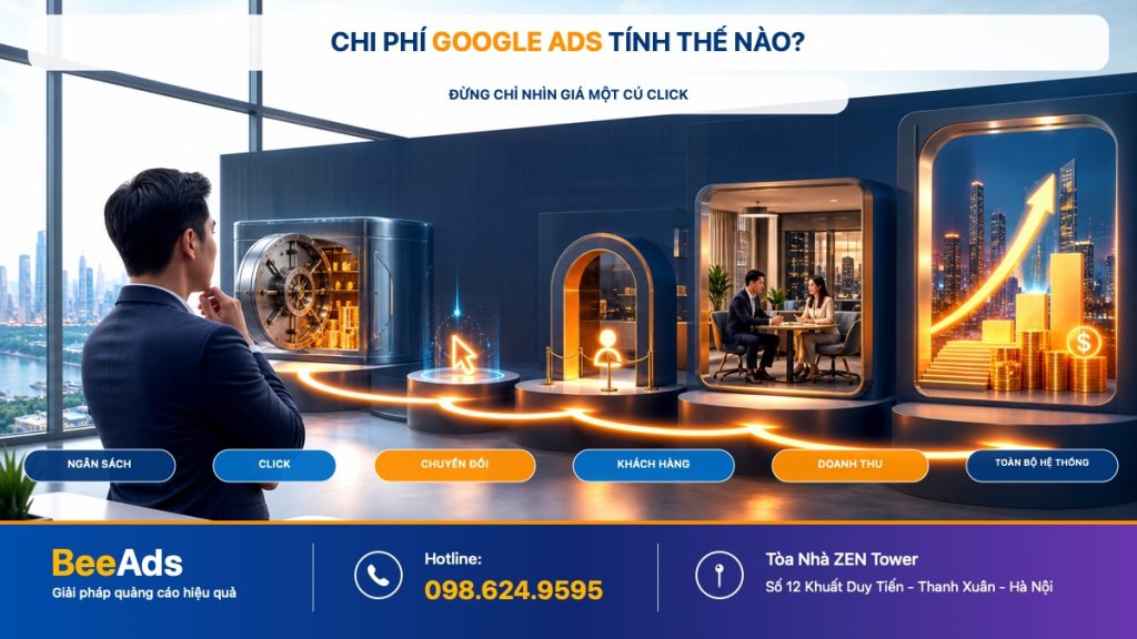 Chi phí quảng cáo Google Ads tính thế nào và cách đánh giá ngân sách hiệu quả