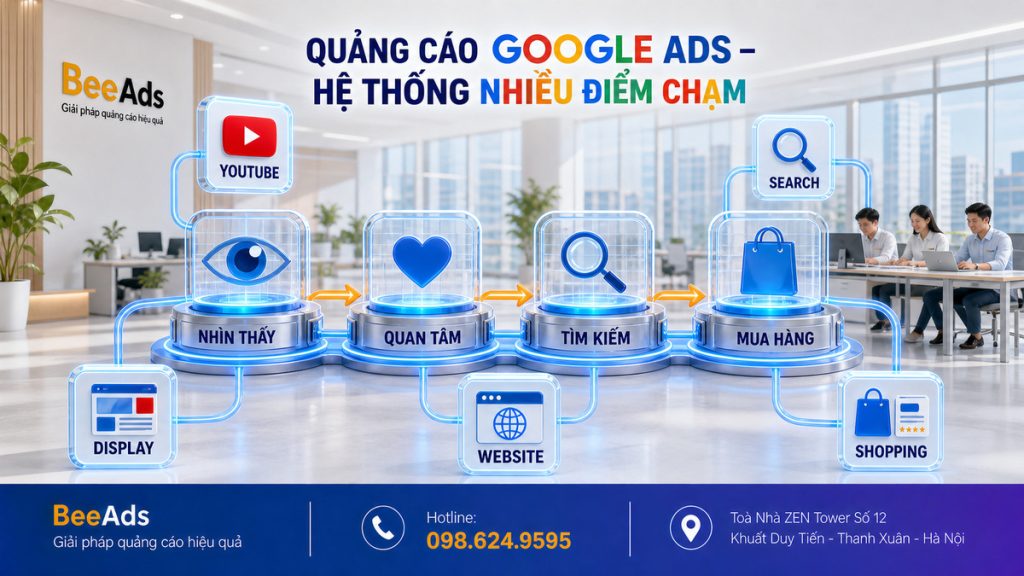 Quảng cáo Google Ads trong hành trình khách hàng