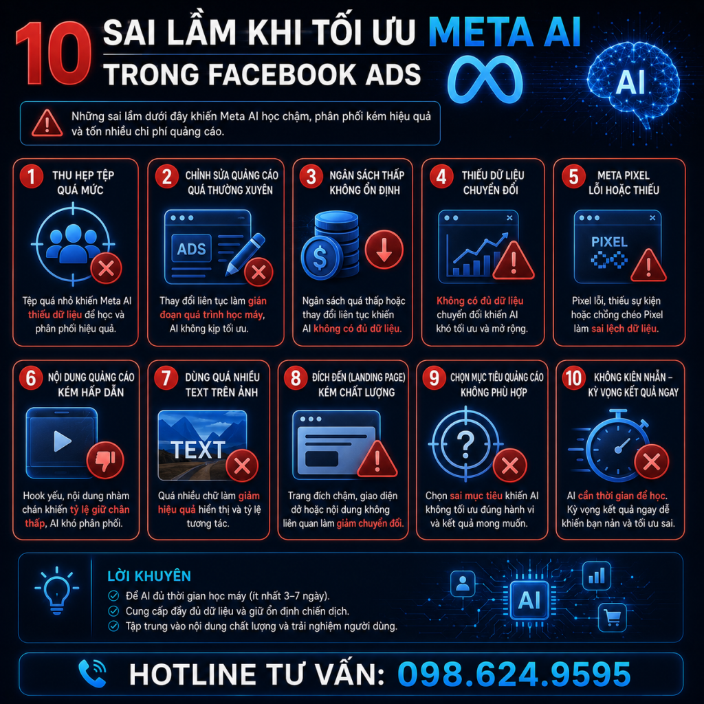 Mười sai lầm khi tối ưu Meta AI