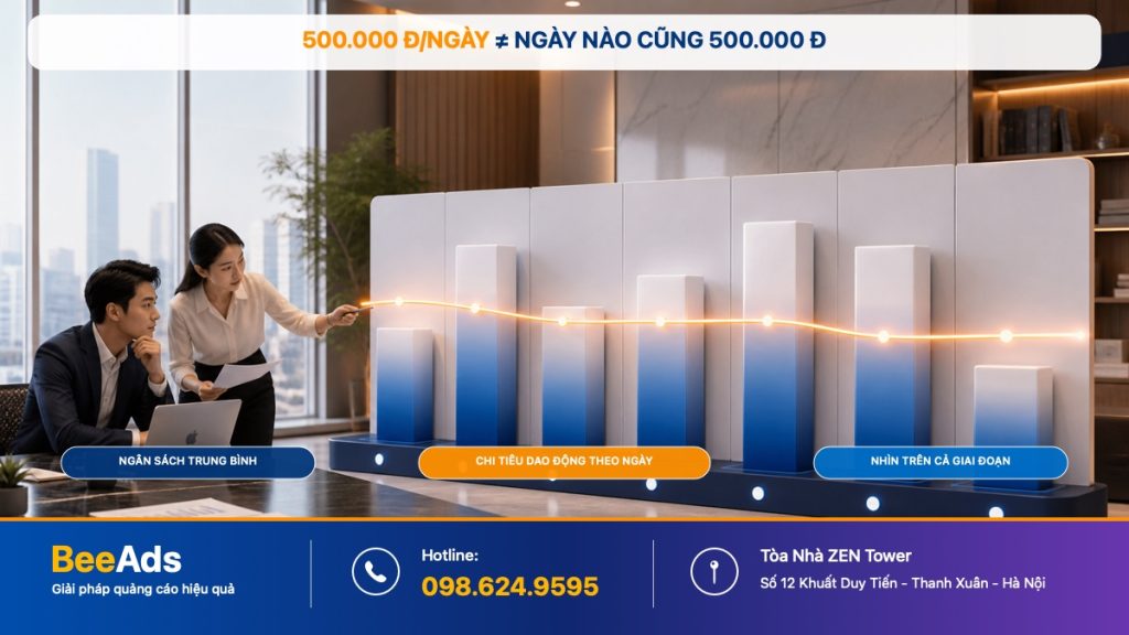 Ngân sách Google Ads trung bình ngày không phải số tiền cố định mỗi ngày