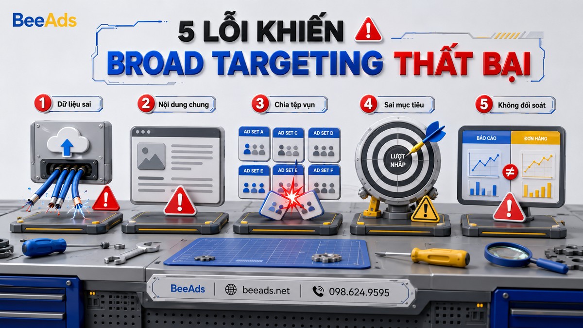 Quy trình vận hành Broad Targeting từng bước
