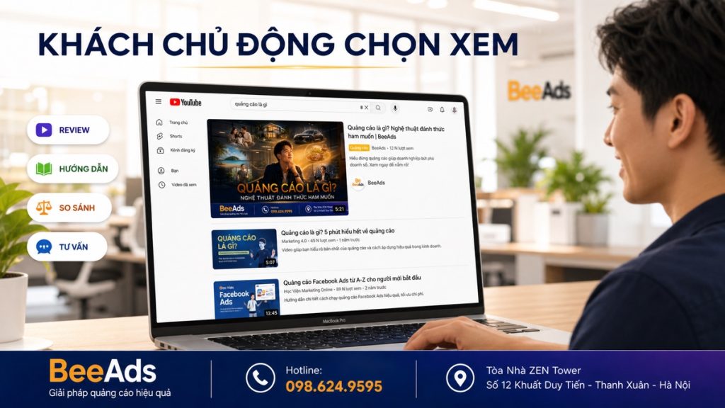 In-feed Video Ads quảng cáo Video trong nguồn cấp YouTube