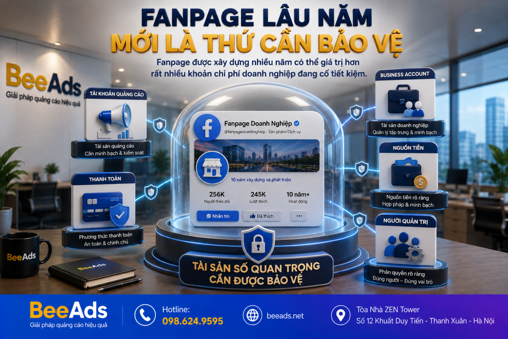 Lừa đảo quảng cáo Facebook có thể ảnh hưởng Fanpage lâu năm