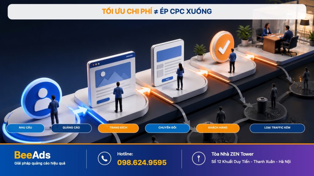 Cách tối ưu chi phí quảng cáo Google Ads theo toàn bộ hành trình khách hàng