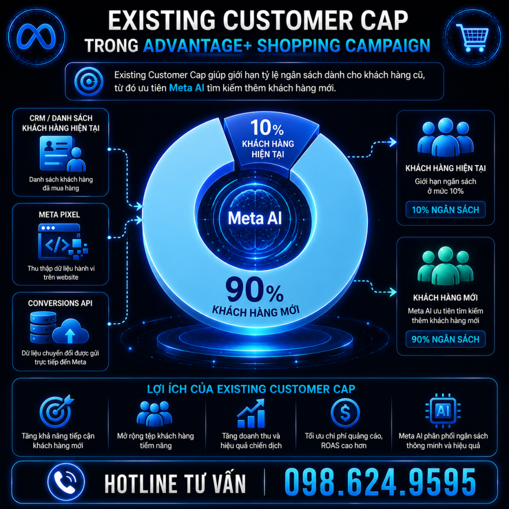 Giới hạn khách hàng hiện tại trong Advantage+ Shopping Campaign