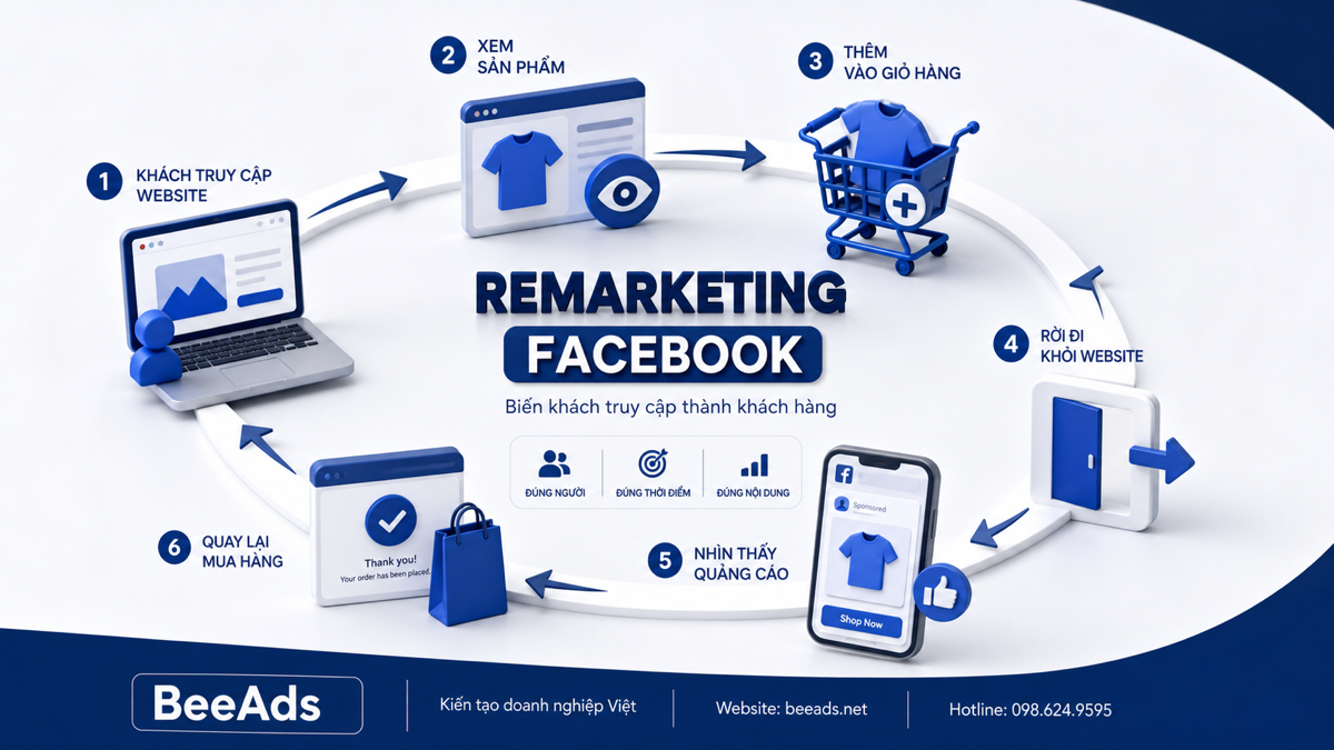 Hành trình remarketing Facebook