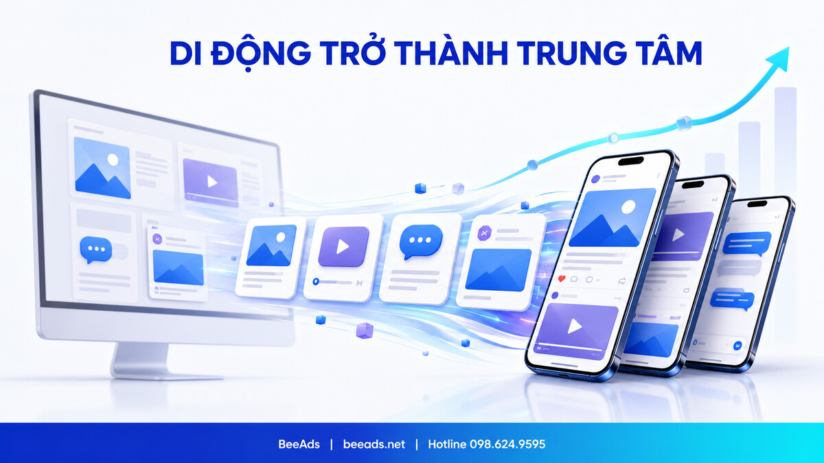 Facebook chuyển trọng tâm từ máy tính sang thiết bị di động