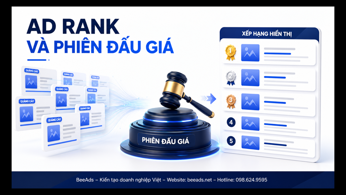 Ad Rank và phiên đấu giá Google Ads