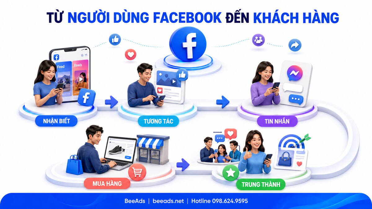Hành trình từ người dùng Facebook đến khách hàng