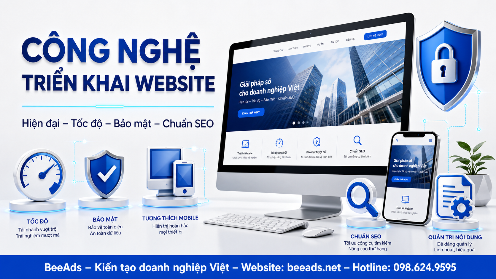 Công nghệ triển khai website hiện đại