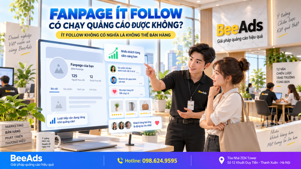 Fanpage ít người theo dõi có chạy quảng cáo Facebook được không