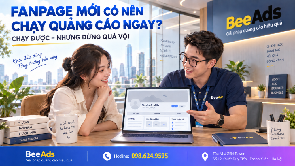 Fanpage mới có nên chạy quảng cáo ngay hay cần chuẩn bị trước