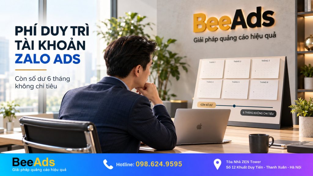 Phí duy trì tài khoản Zalo Ads là gì