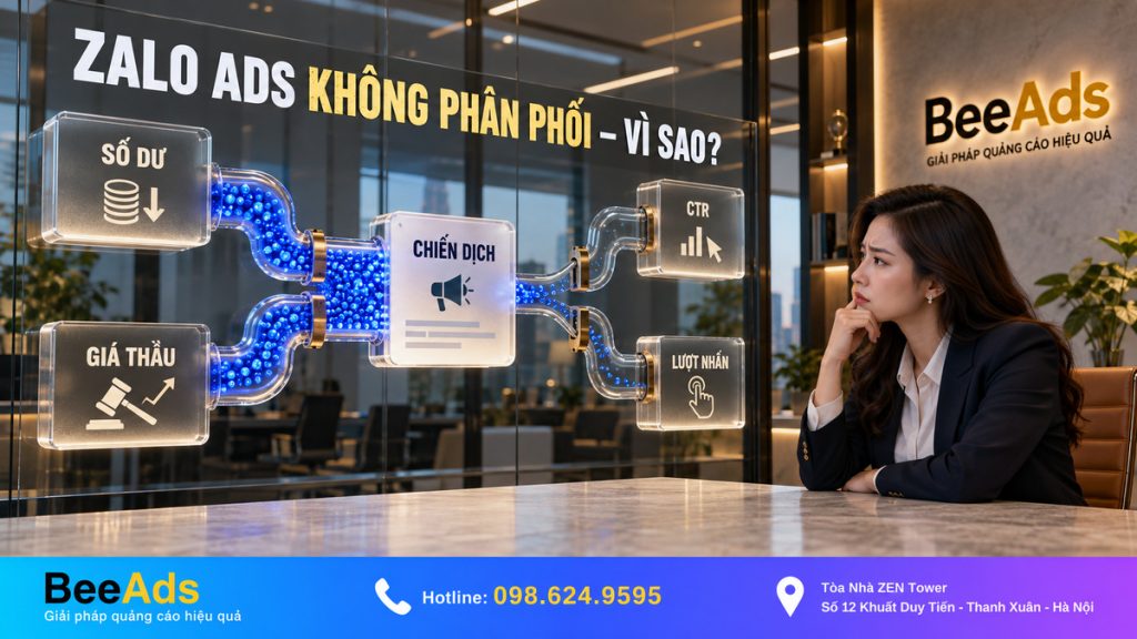 Zalo Ads không phân phối và cách xử lý