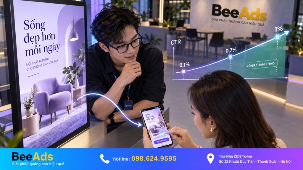 CTR thấp khiến Zalo Ads phân phối chậm