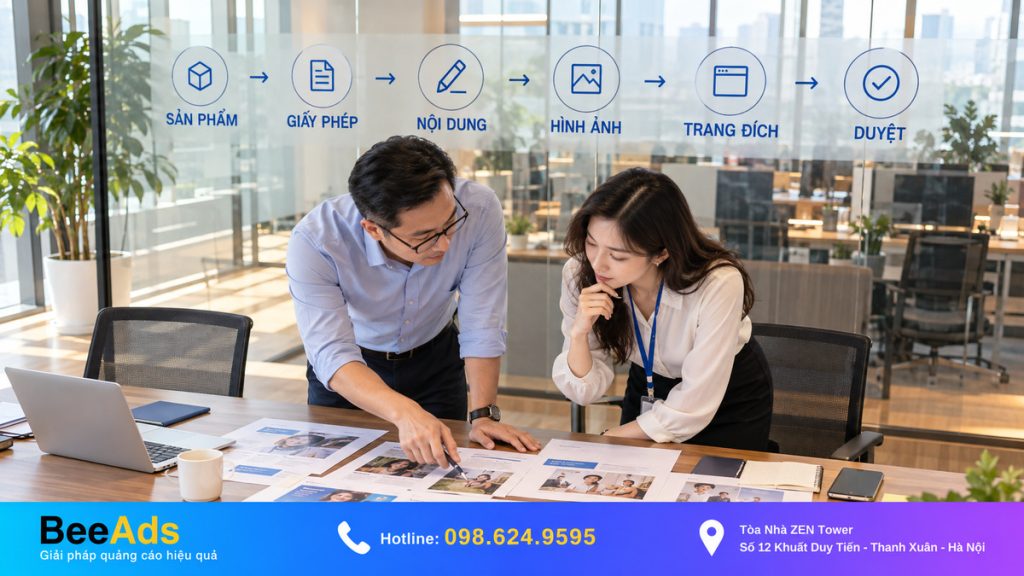 Quy trình duyệt quảng cáo Zalo Ads