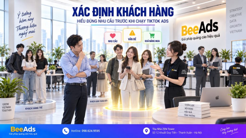 Xác định khách hàng trước khi chạy quảng cáo TikTok