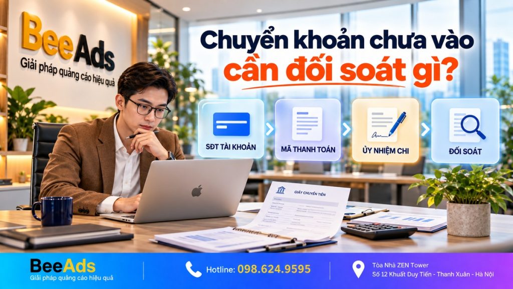 Chuyển khoản Zalo Ads chưa vào tài khoản