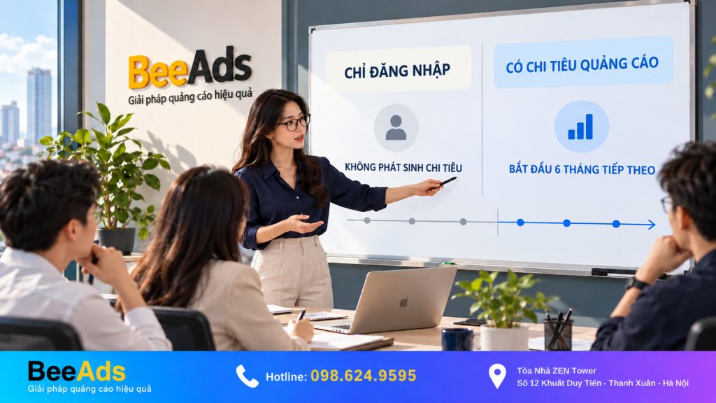 Hoạt động chi tiêu quảng cáo Zalo Ads