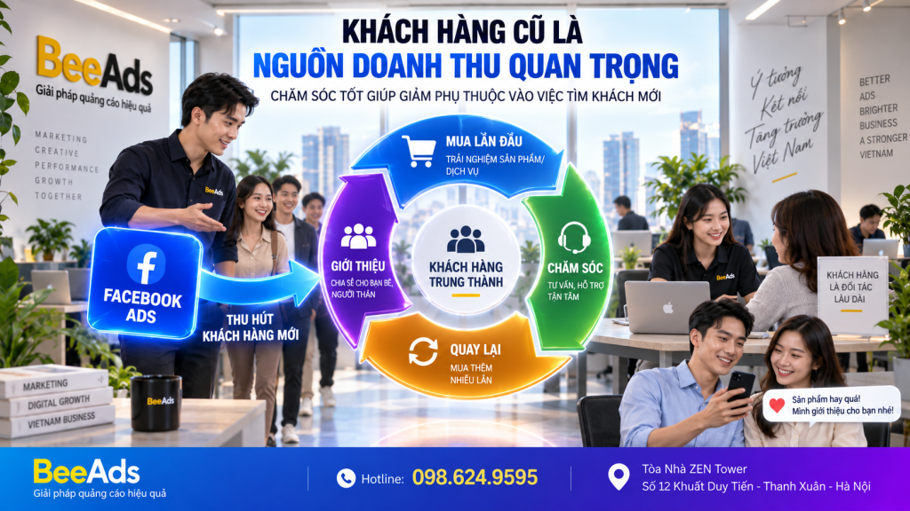 Khách hàng cũ giúp doanh nghiệp giảm phụ thuộc vào quảng cáo Facebook