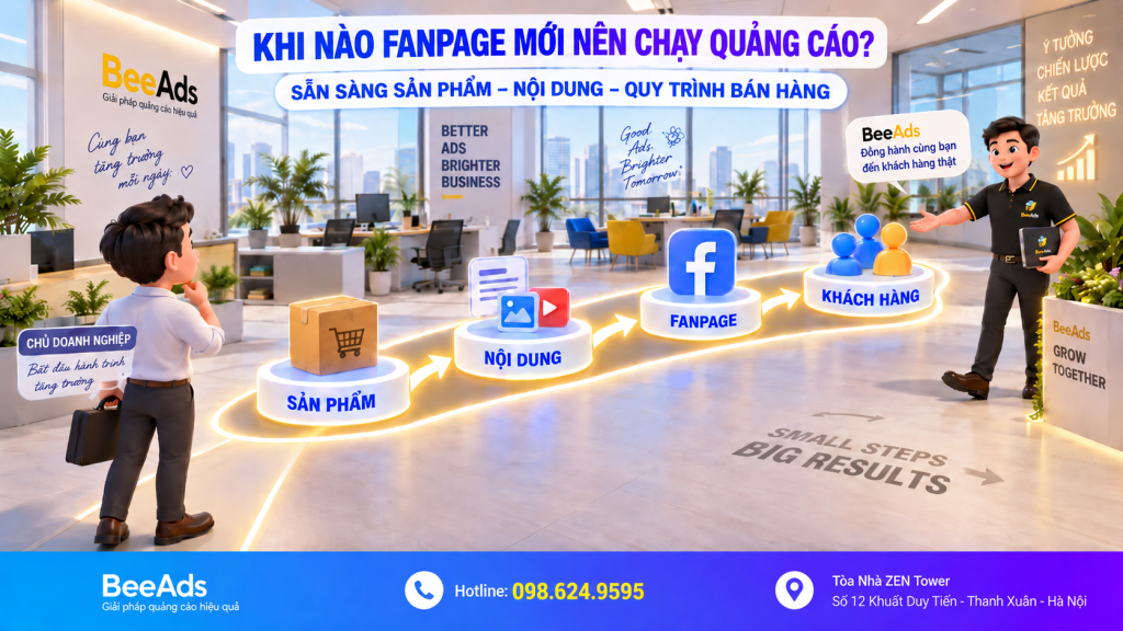 Khi nào Fanpage mới nên bắt đầu chạy quảng cáo Facebook