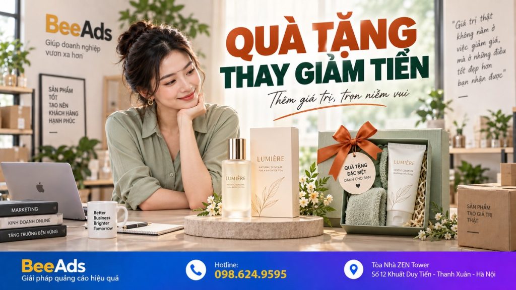 Dùng quà tặng thay giảm giá trên TikTok Shop