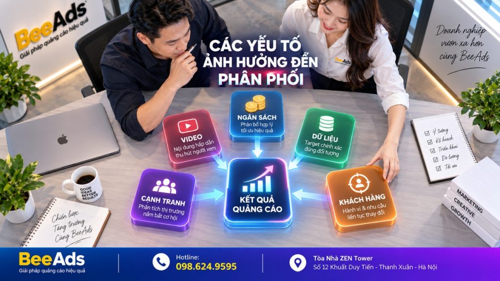 Các yếu tố ảnh hưởng đến phân phối TikTok Ads