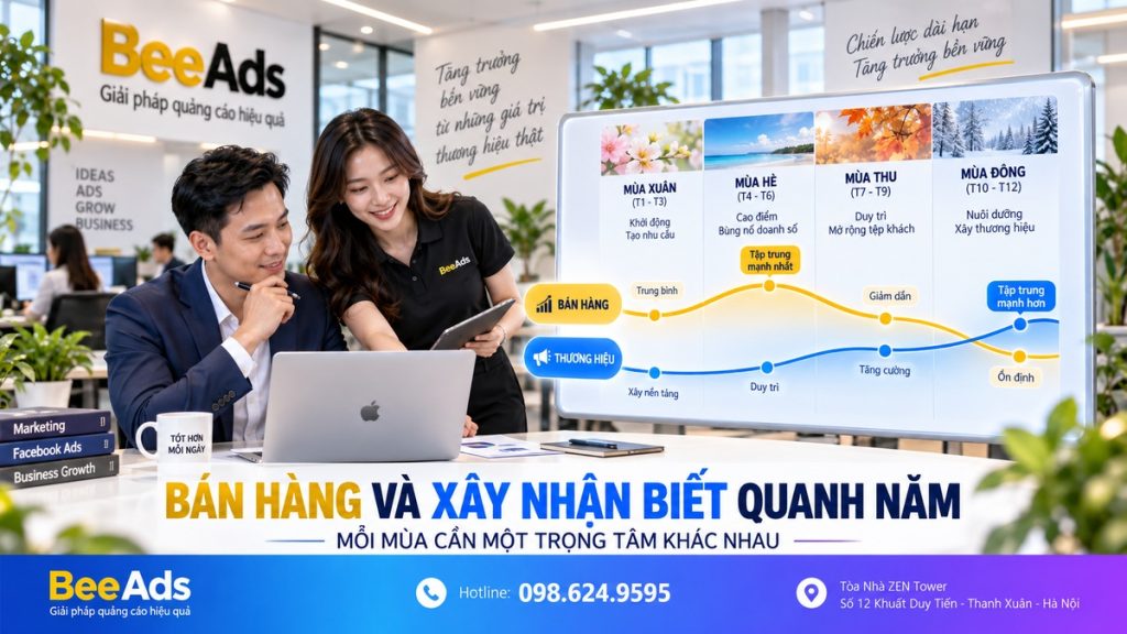 Cân bằng bán hàng và xây dựng thương hiệu khi chạy Facebook Ads quanh năm