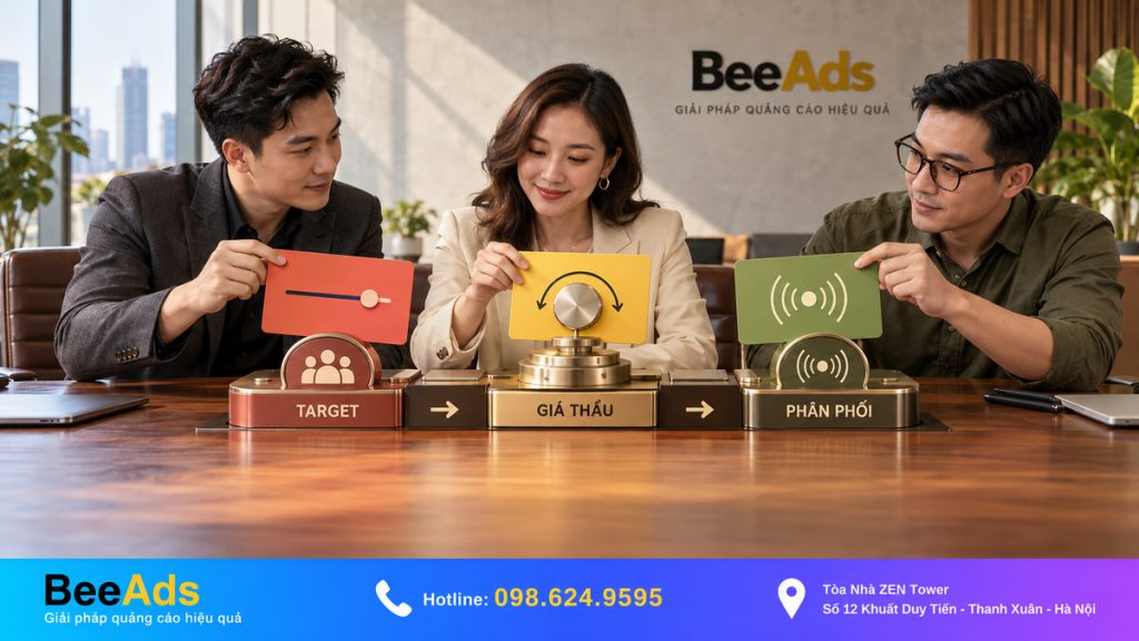 Cơ chế đấu thầu chi phí Zalo Ads