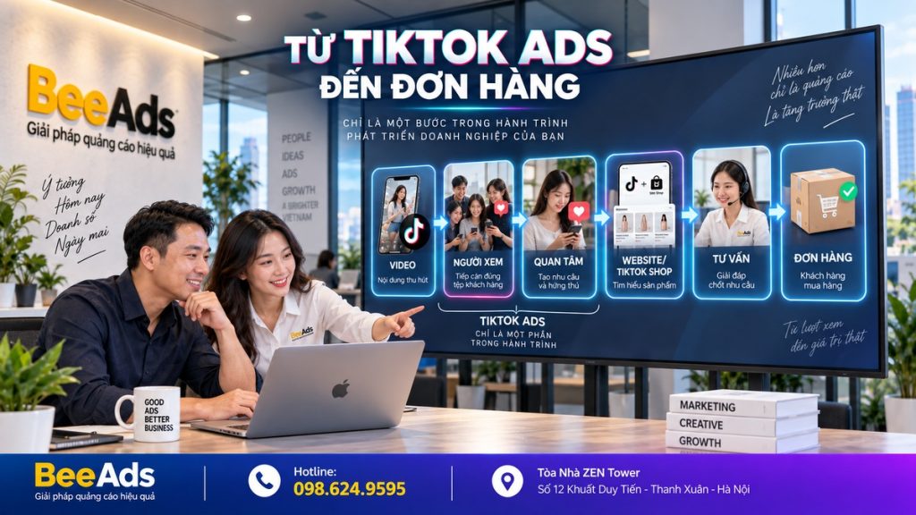 Hành trình từ TikTok Ads đến đơn hàng