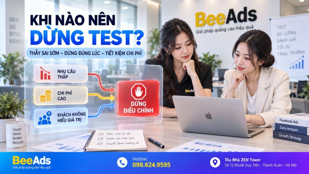 Khi nào nên dừng test sản phẩm mới bằng Facebook Ads