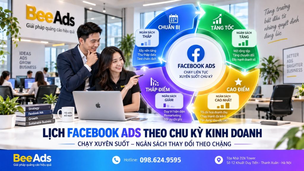 Lịch quảng cáo Facebook theo chu kỳ kinh doanh trong năm