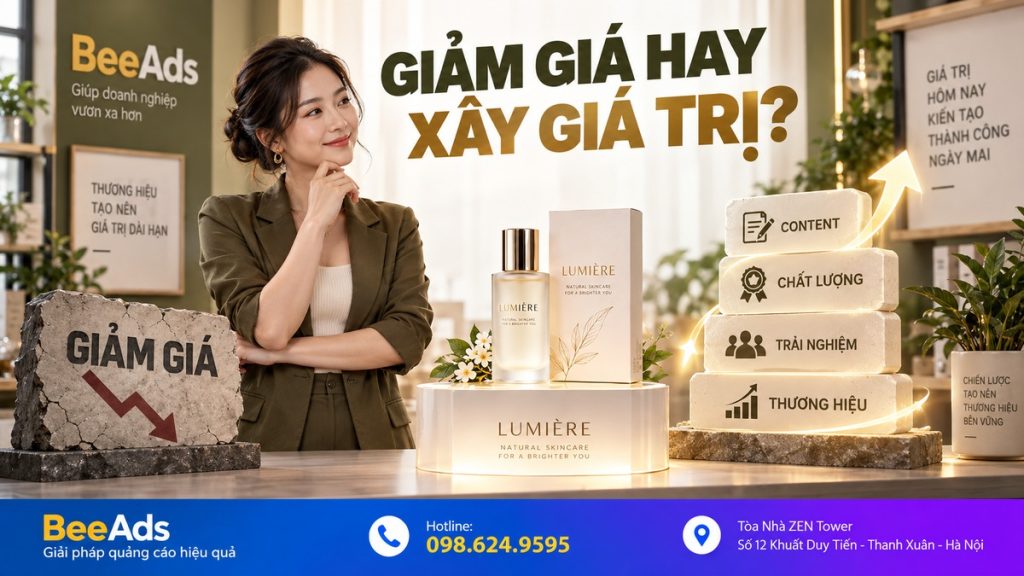 Giảm giá hay xây giá trị sản phẩm trên TikTok Shop