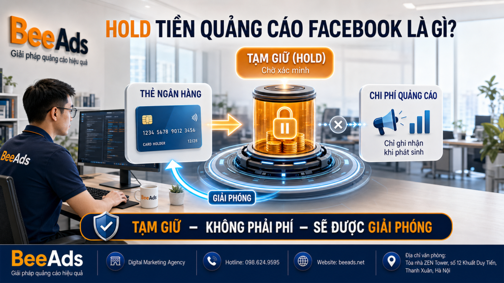 Hold tiền quảng cáo Facebook là gì?