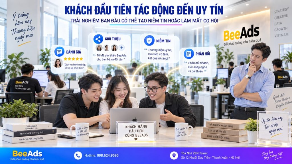 Khách hàng đầu tiên ảnh hưởng đến uy tín sản phẩm mới